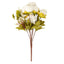 2 Pack 19" White Artificial Peony Flower Wedding Bouquets, Faux Silk Flower Arrangements