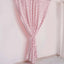 8ftx8ft Blush Satin Rosette Event Curtain Drapes, Backdrop Event Panel
