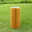 32" Gold Cylinder Display Column Stand, Pillar Pedestal Stand With Top Plate