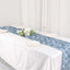 Rosette Satin 14"x108" Table Runner Dusty Blue - Grandiose Design
