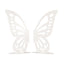 Freestanding Wooden Butterfly Wings Backdrop, Large Butterfly Cut-Out Stand Photo Prop - White, 4.5ftx3.5ft