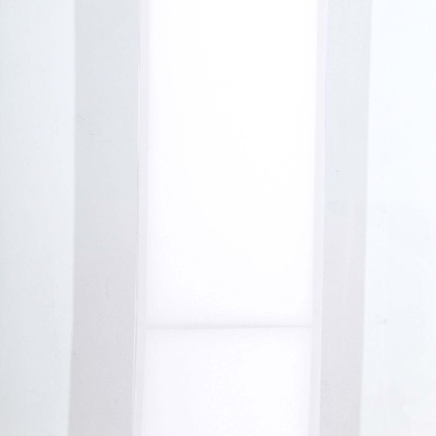 8ft White Spandex Fitted Open Arch Wedding Arch Cover, Double-Sided U-Shaped Backdrop Slipcover