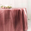 Satin 120" Round Tablecloth Cinnamon Rose - Stylish Seamless Table Cover