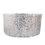 Payette Sequin 21ft Table Skirt Silver - Dual Layered Satin Table Cover