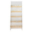 5-Tier Champagne Wall Glass Holder in Silver Mirror Finish, 40 Stemware Rack Cocktail Display Drink Organizer for Classy Events & Banquets 5ft