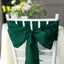 5 Pack Taffeta 6"x106" Chair Sashes Hunter Emerald Green Accordion Crinkle Texture - Stylish Decor for Weddings & Gatherings