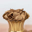 400-Pack Rose Petals Life-Like Flower Confetti Gold Matte Silk Round - Perfect for Event Tables 2"