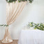 8ftx10ft Beige Satin Event Curtain Drapes, Backdrop Event Panel