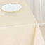 Scuba 54"x54" Table Overlay Square Tablecloth Beige - Wrinkle Free & Stain Resistant Table Cover