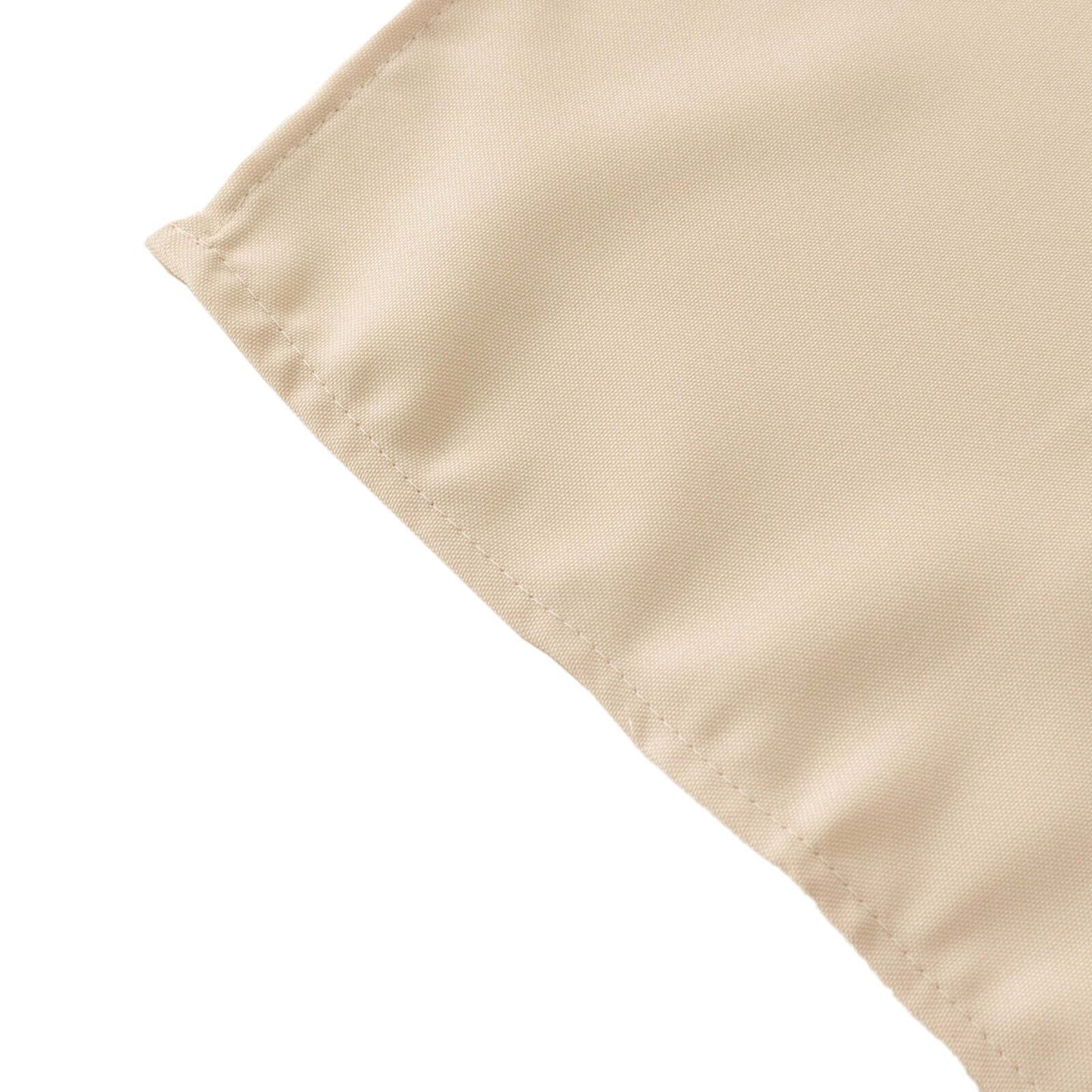 Premium Polyester 70"x70" Table Overlay Square Tablecloth Beige 220GSM Wrinkle-Resistant Table Cover