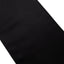 5 Pack Lamour Satin 6"x106" Chair Sashes Black - Stylish Reusable Decorative Bows for Weddings & Gatherings
