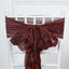 5 Pack Cheesecloth Gauze 16"x88" Chair Sashes Burgundy - Boho Chair Decorations