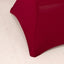 Spandex 36" Round Cocktail Table Cover Burgundy - Easy to Maintain Stretch Fitted Highboy Tablecloth