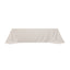 Cotton Blend 90"x156" Rectangle Tablecloth White - Seamless Wrinkle-Resistant Design for Grand Gatherings