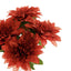 2 Bouquets 20" Terracotta Artificial Silk Dahlia Flower Spray Bushes