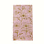 50-Pack Paper Dinner Napkins Dusty Rose with Gold Magnolia Flowers Print 2-Ply - Disposable Soft Napkins for Parties