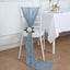 5 Pack Cheesecloth Gauze 16"x88" Chair Sashes Dusty Blue - Boho Chair Decorations