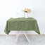 Polyester Square 54"x54" Tablecloth Dusty Sage Green - Wrinkle-Resistant & Durable Table Cover