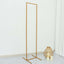5.5ft Slim Gold Metal Frame Wedding Arch, Rectangular Backdrop Stand, Floral Display Frame
