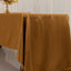 Lamour Satin 60"x126" Rectangle Tablecloth Gold - Soft & Silk-Like Table Cover for Upscale Dining