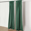 2 Pack Hunter Emerald Green Polyester Event Curtain Drapes, 10ftx8ft Backdrop Event Panels With Rod Pockets 130 GSM