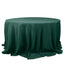 Premium Polyester 132" Round Tablecloth Hunter Emerald Green - Seamless 220GSM Wrinkle-Resistant Table Cover