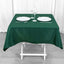 Premium Polyester 54"x54" Square Tablecloth Hunter Emerald Green - 220GSM Stain and Wrinkle-Resistant Table Cover