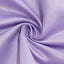 Lamour Satin 120" Round Tablecloth Lavender Lilac - Seamless Table Cover with Soft Tempered Sheen