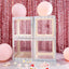 2 Pack 12" Iridescent Clear Baby Shower Party Decoration Boxes, Transparent DIY Balloon Boxes