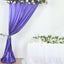 8ftx10ft Purple Satin Event Curtain Drapes, Backdrop Event Panel