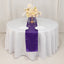 Lamour Satin 12"x108" Table Runner Purple - Smooth & Lustrous Finish