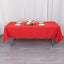 Premium Polyester 60"x102" Rectangle Tablecloth Red - Durable 220GSM Wrinkle-Resistant Table Cover