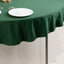 Scuba Round 70" Tablecloth Hunter Emerald Green - Wrinkle Free & Stain Resistant Table Cover