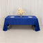 Lamour Satin 60"x126" Rectangle Tablecloth Royal Blue - Soft & Silk-Like Table Cover
