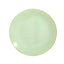 10-Pack Plastic 10" Round Dinner Plates in Sage Green with Gold Rim - Glossy Disposable Party Plates
