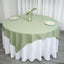 Polyester 70"x70" Table Overlay Square Tablecloth Sage Green - Wrinkle-Resistant & Durable Table Cover