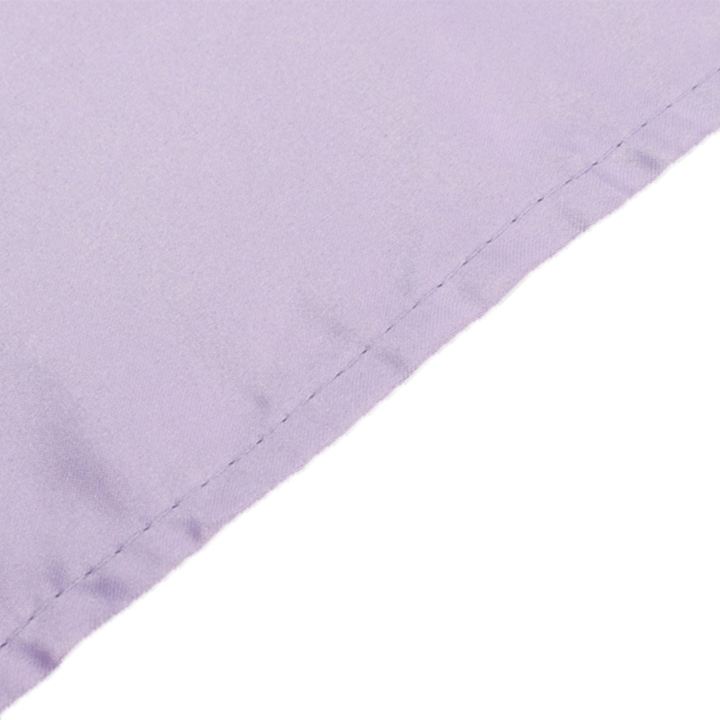 Lamour Satin 60"x102" Rectangle Tablecloth Lavender Lilac - Durable & Silky Soft Feel Table Cover