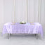 Satin Rectangular 60"x102" Tablecloth Lavender Lilac - Smooth and Lustrous Table Cover