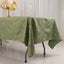 Polyester 60"x102" Rectangle Tablecloth Dusty Sage Green with Gold Foil Tree Branch Pattern - Wrinkle-Resistant & Durable Table Cover