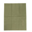 50-Pack Paper Dinner Napkins Dusty Sage Green with Gold Embossed Leaf - Stylish 2-Ply Disposable Napkins for Weddings 18GSM