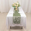 Premium Crushed Velvet 12"x108" Table Runner Sage Green - Soft & Wrinkle-Resistant Table Linen