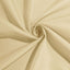Polyester 90"x90" Table Overlay Square Tablecloth Champagne - Wrinkle-Resistant & Durable Table Cover