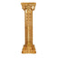 4 Pack Gold Crafted Venetian Inspired Pedestal Stand Plant Pillar - 40" Tall PVC
