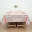 Sequin 72" Table Overlay Square Tablecloth Blush - Diamond Glitz Table Cover