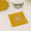 50-Pack Paper Beverage Napkins Gold - 2 Ply Disposable Soft 18GSM Cocktail Napkins for Events 5"x5"