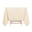 Scuba Square 70"x70" Tablecloth Beige - Wrinkle Free & Stain Resistant Table Cover