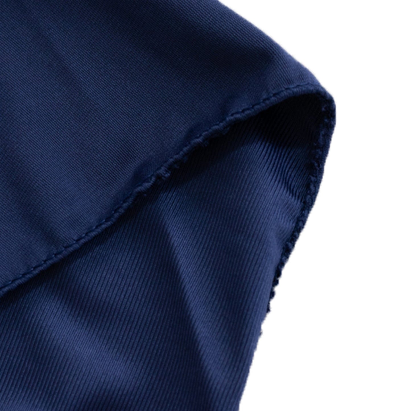 Scuba Stretch Folding Chair Cover Navy Blue - Wrinkle Free & Durable Slipcover