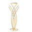 Metal Table Centerpiece Gold Mermaid Tail Design - Wedding Floral Display Flower Frame Stand 2ft