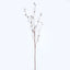 2 Branches 42" Tall White Artificial Silk Carnation Flower Stems