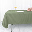 Polyester 60"x102" Rectangle Tablecloth Dusty Sage Green - Durable and Stylish Table Cover